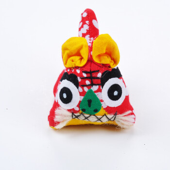 燕云州手工布老虎吉祥物中国传统民间工艺品特色礼品送老外端午节礼物布老虎小号	